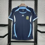Camisa Retrô Clássica Seleção Argentina Away Versão Torcedor 2006 Adidas