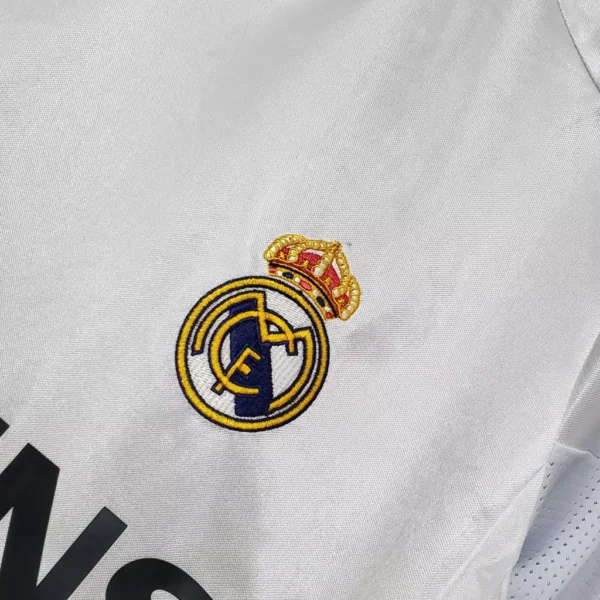 thrhtrh Camisa Retrô Real Madrid Home 2004/2005 Adidas Branca - Imagem 4