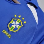 Camisa Retrô Clássica Seleção Brasileira Brasil – Nike – Azul – 2002 - Imagem 3