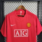 Camisa Rêtro Manchester United Home 2007/2008 Nike Vermelha - Imagem 2