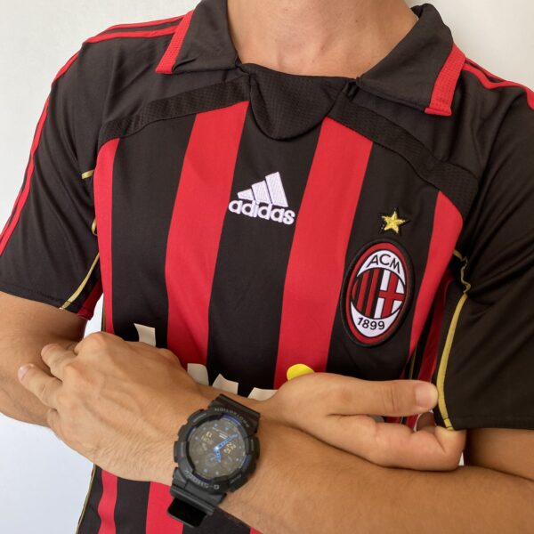 2024-12-23 10.43.29 Camisa Retrô Milan Home 2006/2007 Adidas - Kaká 22 - Imagem 10