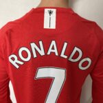 Camisa Rêtro Manchester United Home Manga Longa 2007/2008 Nike Vermelha - Imagem 12