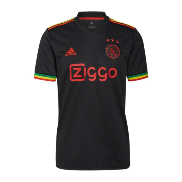 Camisa Ajax Third Versão Torcedor Edição Especial Bob Marley 2021/22 Adidas - Imagem 1