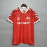 Camisa Retrô Manchester United Home 1990/1992 Adidas Vermelha