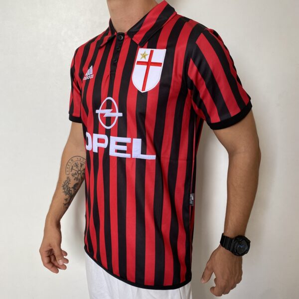 2025-01-15 10.43.59 Camisa Retrô Milan Home 1999/2000 Adidas - Imagem 11