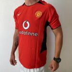 Camisa Retrô Manchester United Home 2002/2004 Nike Total 90 - Imagem 9