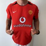 Camisa Retrô Manchester United Home 2002/2004 Nike Total 90 - Imagem 11