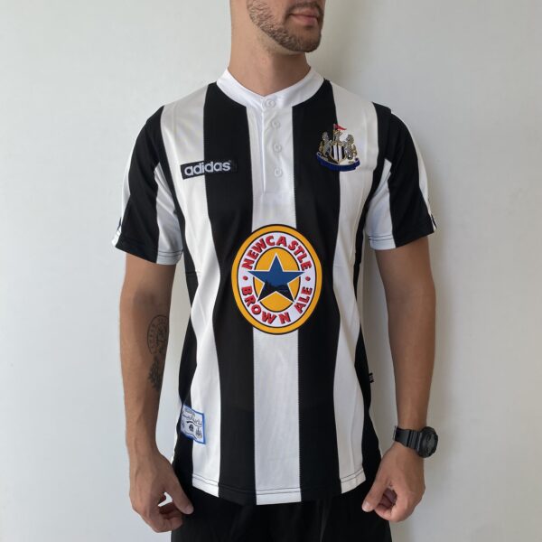 Camisa Retrô Newcastle United Home 2025 Comemorativa 1995/1997 Adidas - Imagem 2