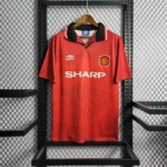 Camisa Retrô Manchester United Home 1994/1996 Umbro Vermelha