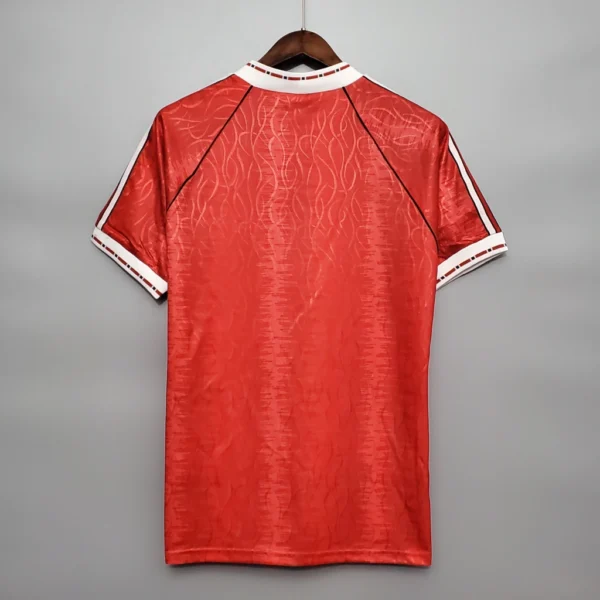 Camisa Retrô Manchester United Home 1990/1992 Adidas Vermelha - Imagem 4