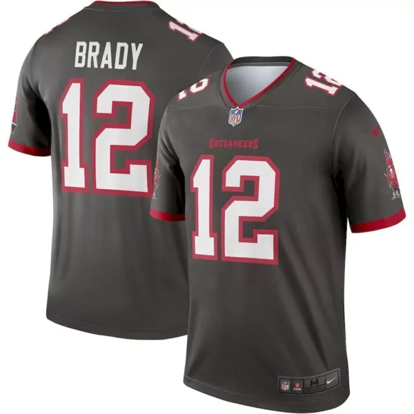 6cfb38be-9433206f69748e908117333366130263-1024-1024 Camisa Jersey NFL Tampa Bay Buccaneers 12 Tom Brady - Cinza - Imagem 1