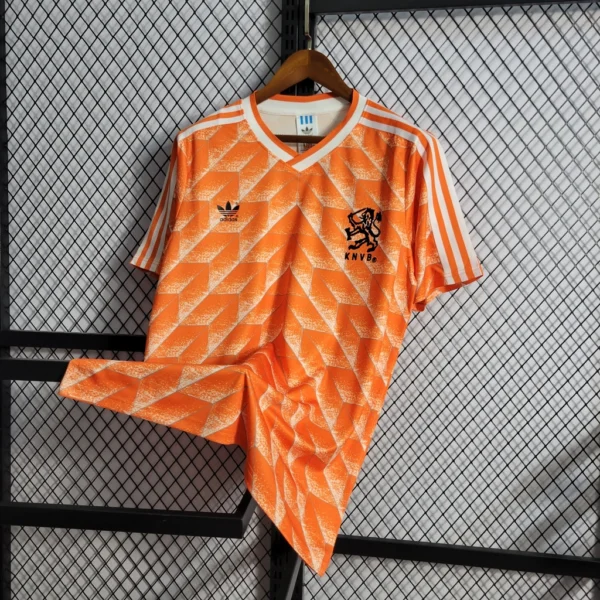 914727971-2501c0820a1f6b221c16600153586172-1024-1024 Camisa Retrô Clássica Seleção Holanda Home 1988 Adidas - Imagem 2