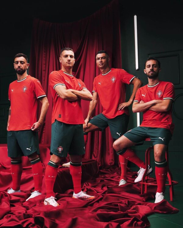 Camisa Seleção Portugal Home Versão Torcedor 2025 Puma Vermelha - Imagem 6