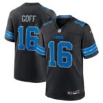 Camisa Jersey NFL Detroit Lions 16 Goff - Preta