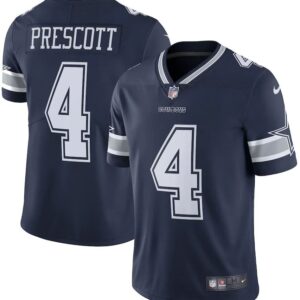 Camisa Jersey NFL Dallas Cowboys 4 Prescott - Azul Marinho