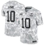Camisa Jersey NFL Green Bay Packer 10 Love - Branca Camuflada