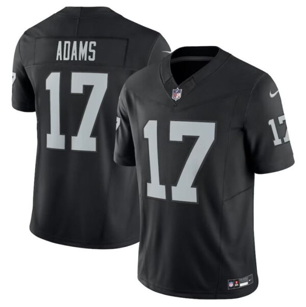 camisa-futebol-americano-jersey-raiders-adams-masculina-preta-1 Camisa Jersey NFL Las Vegas Raiders 17 Adams - Preta - Imagem 1