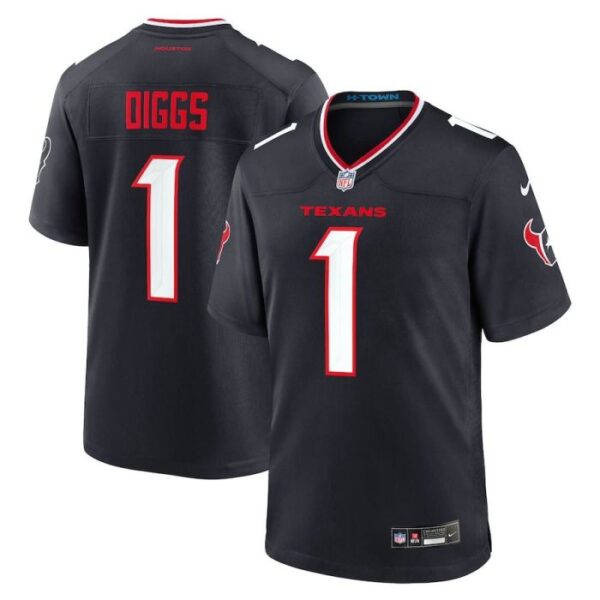 camisa-futebol-americano-jersey-texans-diggs-masculina-azul-escuro-1 Camisa Jersey NFL Houston Texans 1 Diggs - Preta - Imagem 1