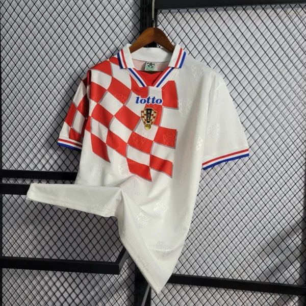 fea198aa1-4d0667132e4a9301ab16600148657872-1024-1024 Camisa Retrô Clássica Seleção Croácia Home 1998 Lotto - Imagem 2