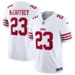 Camisa Jersey NFL San Francisco 49ers 23 McCaffrey - Branca