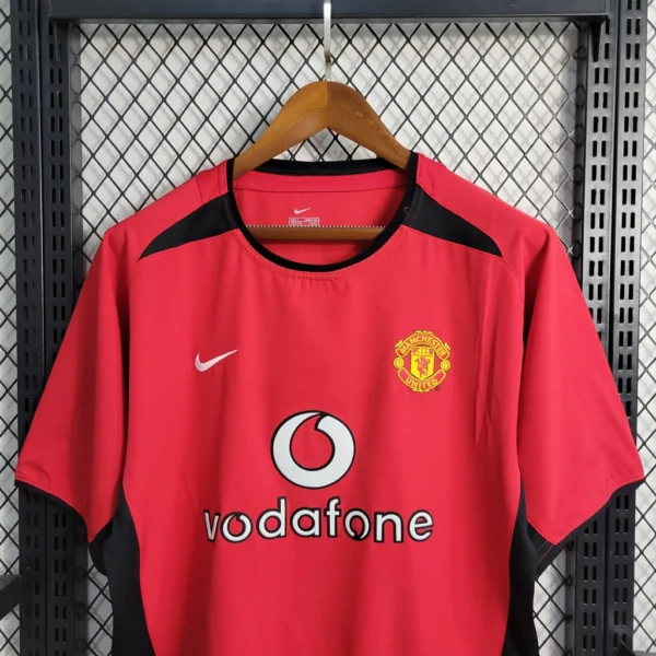 hehe Camisa Retrô Manchester United Home 2002/2004 Nike Total 90 - Imagem 19
