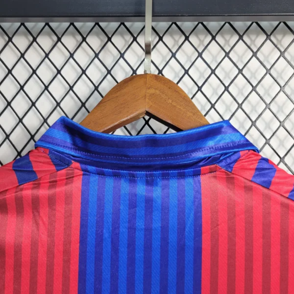 igioeropo,popvfow Camisa Retrô Barcelona Home 1992 - Imagem 5