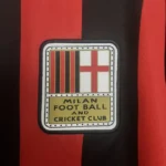 Camisa Milan Home Comemorativa 125 Anos Retrô 2025 Puma Vermelha e Preta - Imagem 2