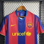 Camisa Retrô Barcelona 2007/2008 - Lionel Messi 19 - Nike  - Azul Grená - Imagem 20