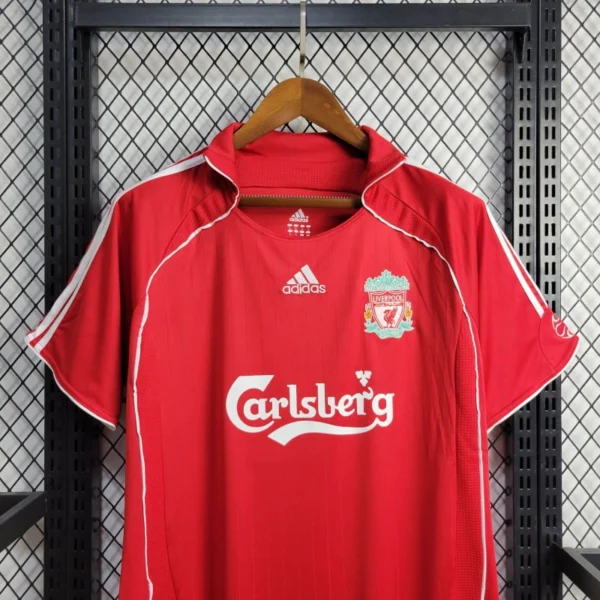 klegmkwlk Camisa Retrô Liverpool Home Gerrard 8 - 2006/2007 Adidas Vermelha - Imagem 20