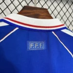 Camisa Retrô Clássica Seleção França Home 1998 - Zidane 10 - Adidas - Azul - Imagem 18