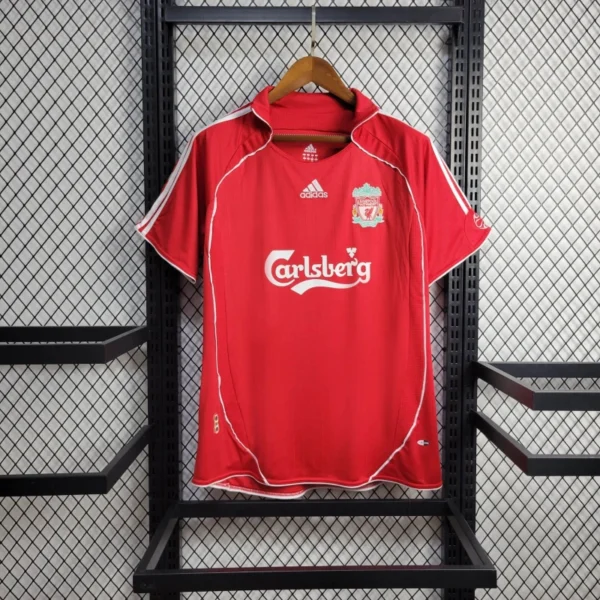 ljvkkekve Camisa Retrô Liverpool Home Gerrard 8 - 2006/2007 Adidas Vermelha - Imagem 19
