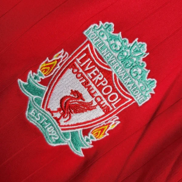 lsd,lflçslçf Camisa Retrô Liverpool Home Gerrard 8 - 2006/2007 Adidas Vermelha - Imagem 21