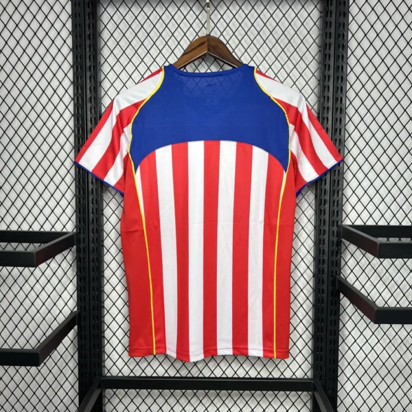 nkkasklakl Camisa Retrô Atletico de Madrid Home Especial Spider Torcedor 2004/05 Nike Total 90 - Imagem 3