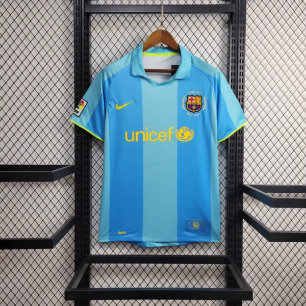 vsidvsdbvjkskj Camisa Retrô Barcelona Away 2007/08 Nike - Imagem 1
