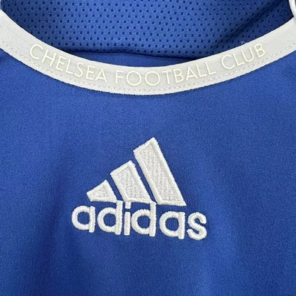 wkjjfjwj Camisa Retrô Chelsea Home 2006/07 Adidas - Imagem 3