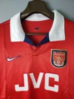 Camisa Retrô Arsenal Home Manga Longa 1998/1999 Nike Vermelha - Imagem 2