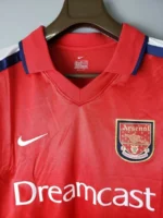 Camisa Retrô Arsenal Home 1999/2000 Nike Vermelha - Imagem 2