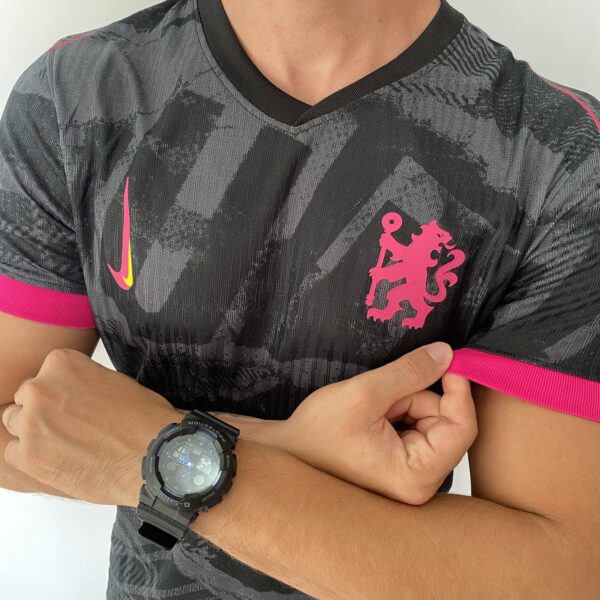 Camisa Chelsea Third Versão Jogador 24/2025 Preta Nike - Imagem 7
