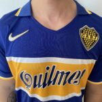 Camisa Retrô Boca Juniors Home 1997/1998 - Maradona 10 - Nike - Azul Amarela - Imagem 3