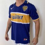 Camisa Retrô Boca Juniors Home 1997/1998 - Maradona 10 - Nike - Azul Amarela - Imagem 9