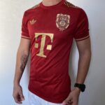 Camisa Bayern Munique Especial 125 Anos Versão Jogador 24/2025 Adidas Vinho - Imagem 10