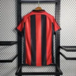 Camisa Retrô Milan Home 1998/1999 Adidas Vermelha Preta - Imagem 7