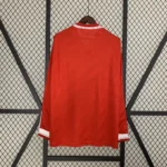 Camisa Retrô Manchester United Home Manga Longa - 1986/1988 Adidas Vermelha - Imagem 4