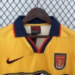 Camisa Retrô Arsenal Away 1997/1998 Nike Amarela - Imagem 2