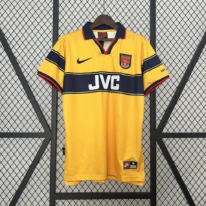 Camisa Retrô Arsenal Away 1997/1998 Nike Amarela