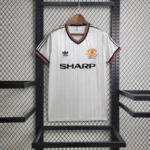 Camisa Retrô Manchester United Away - 1982/1984 Adidas Final FA CUP Branca