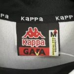Camisa Retrô Juventus Home 1999/2000 Kappa Preta Branca - Imagem 4