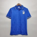 Camisa Retrô Clássica Seleção Itália Home 1994 Diadora Azul