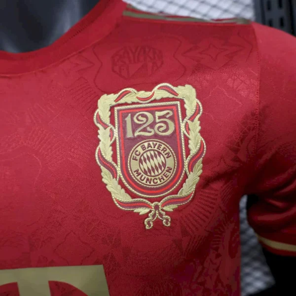 Camisa Bayern Munique Especial 125 Anos Versão Jogador 24/2025 Adidas Vinho - Imagem 18