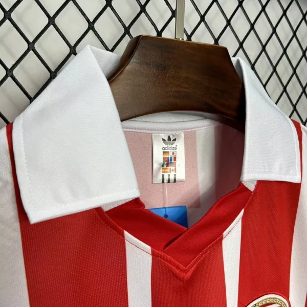 g45h6jyr Camisa Retrô PSV Home 1990/1991 Romário 9 Adidas Vermelha - Imagem 3